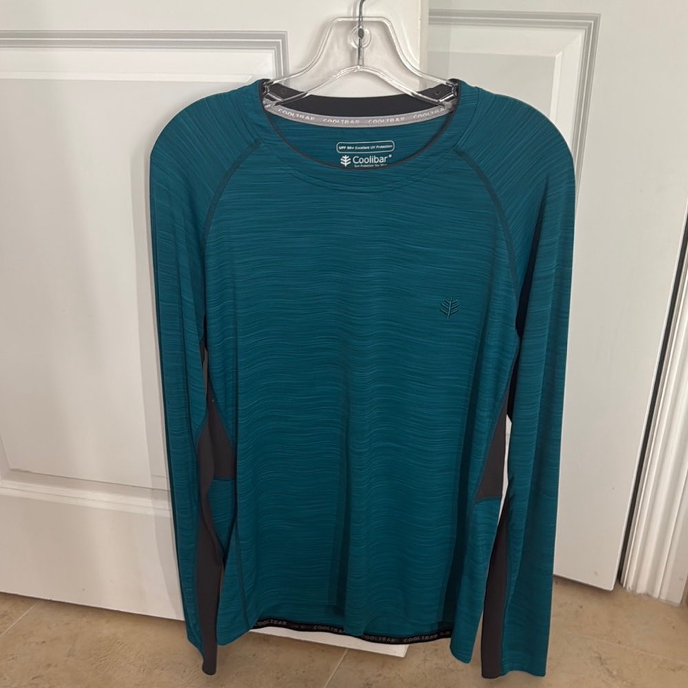Coolibar Teal Long Sleeve Shirt